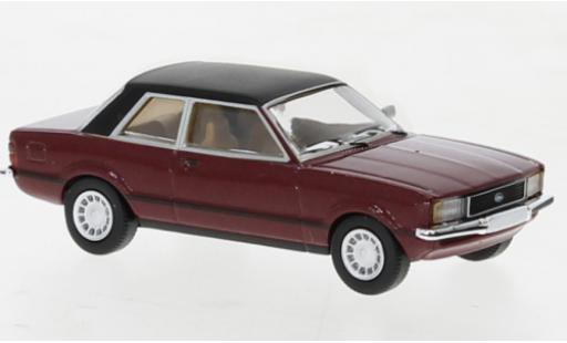 Modellautos Ford Taunus 1/87 PCX87 TC2 metallise rouge foncé/matte-noire 1976 Ford Taunus 1/87 PCX87 TC2 metallise rouge foncé/matte-noire 1976 modellautos