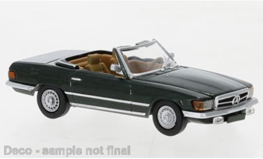 Modellautos Mercedes Classe SL 1/87 PCX87 SL (R107) metallise vert foncé 1971 Mercedes Classe SL 1/87 PCX87 SL (R107) metallise vert foncé 1971 modellautos