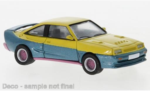 Modellautos Opel Manta 1/87 PCX87 B Mattig gelb/blau 1991 Opel Manta 1/87 PCX87 B Mattig gelb/blau 1991 modellautos