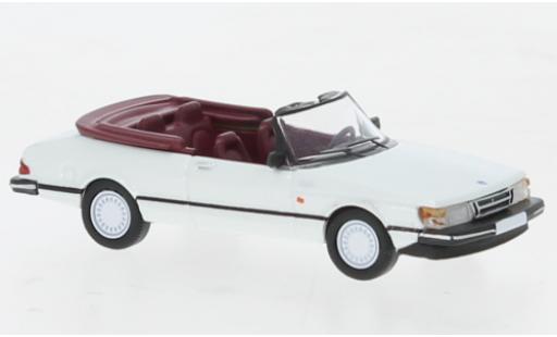 Modellautos Saab 900 1/87 PCX87 cabriolet metallise blanche 1986 Saab 900 1/87 PCX87 cabriolet metallise blanche 1986 modellautos