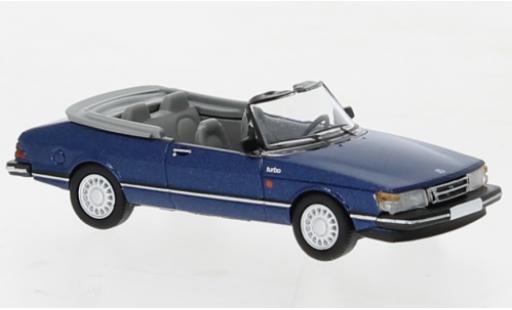 Modellautos Saab 900 1/87 PCX87 cabriolet metallise bleu foncé 1986 Saab 900 1/87 PCX87 cabriolet metallise bleu foncé 1986 modellautos