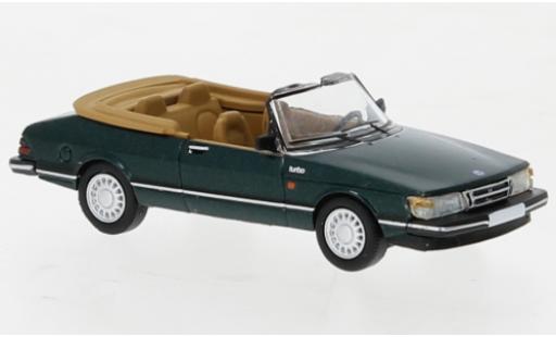 Modellautos Saab 900 1/87 PCX87 cabriolet metallise vert foncé 1986 Saab 900 1/87 PCX87 cabriolet metallise vert foncé 1986 modellautos