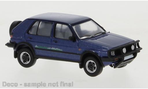 Modellautos Volkswagen Golf 1/87 PCX87 II Country mettalic blau 1990 Volkswagen Golf 1/87 PCX87 II Country mettalic blau 1990 modellautos