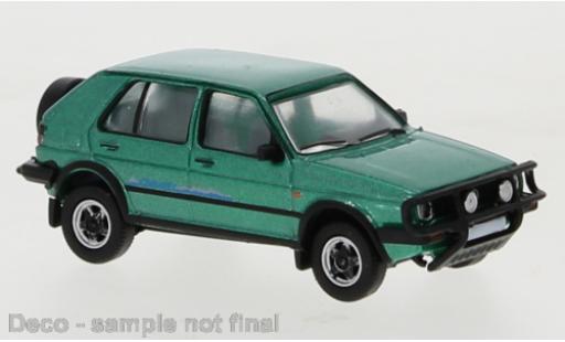 Modellautos Volkswagen Golf 1/87 PCX87 II Country mettalic grün 1990 Volkswagen Golf 1/87 PCX87 II Country mettalic grün 1990 modellautos