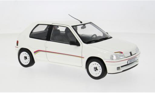 Modellautos Peugeot 106 Rally 1.3 weiss/Dekor 1993 1/18 Norev