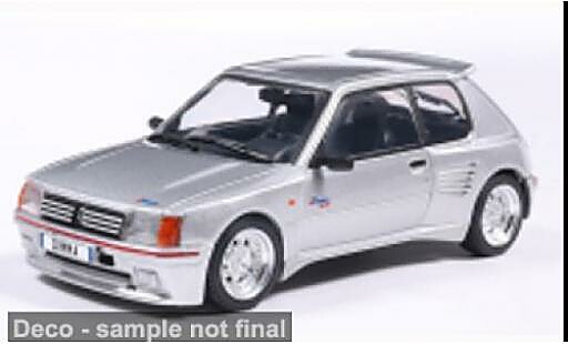 Modellautos Peugeot 205 Dimma silber 1992 1/43 Solido