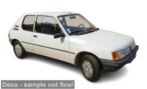 Peugeot 205 1/87 Norev XR weiss 1985 1:87 modellautos