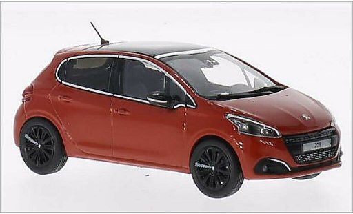 Peugeot 208 Base 1/43 Norev orange 2015 modellautos