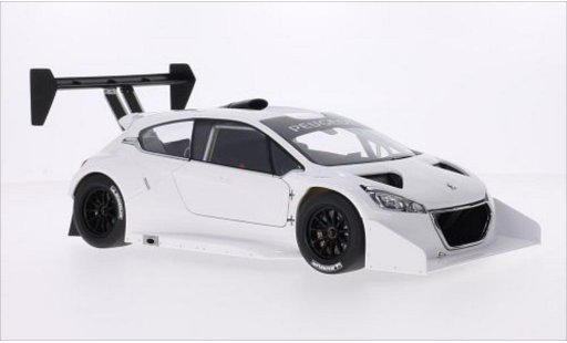 Peugeot 208 T16 1/18 Autoart matt-schwarz Pikes Peak 2013 modellautos