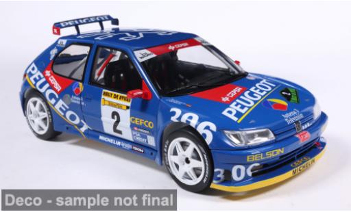 Peugeot 306 1/18 Solido Maxi blau 1:18 modellautos