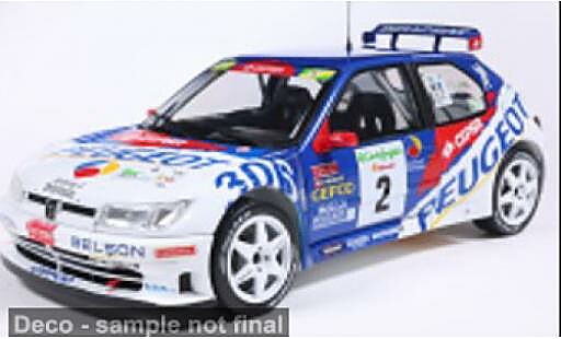 Modellautos Peugeot 306 Maxi Rally Islas Canaris 1998 #2 G.Panizzi/H.Panizzi 1/18 Solido
