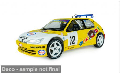 Peugeot 306 1/18 Solido Rallye du Condroz 1997 #12 J.M.Vanderschuren 1:18 modellautos