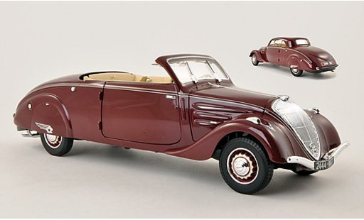 Peugeot 402 Eclipse 1/18 Norev rot 1937 modellautos