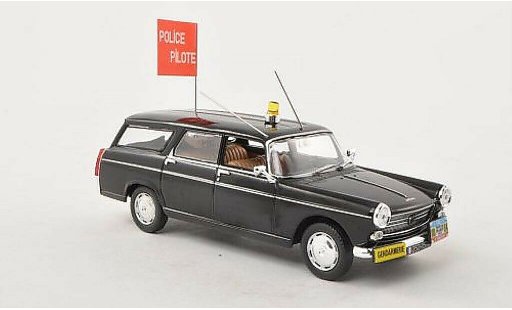 Peugeot 404 Break 1/43 Norev Kombi Gendarmerie - Police Pilote Polizei (F) 1967 modellautos