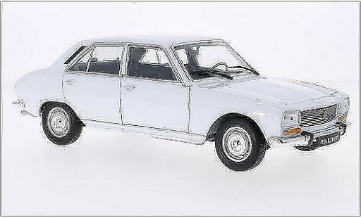 Peugeot 504 Berline 1/18 Welly Limousine weiss 1975 modellautos