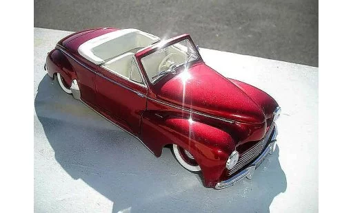 Peugeot 203 cabriolet 1/18 Solido 1954 old shcool modellautos
