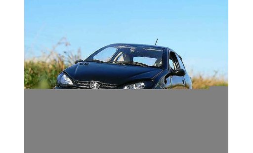 Peugeot 206 RC 1/18 Norev schwarz preparation esquiss auto tuning modellautos