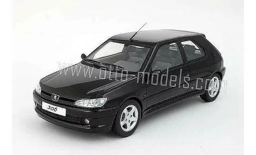 Peugeot 306 S16 1/18 Ottomobile schwarz 1998 modellautos
