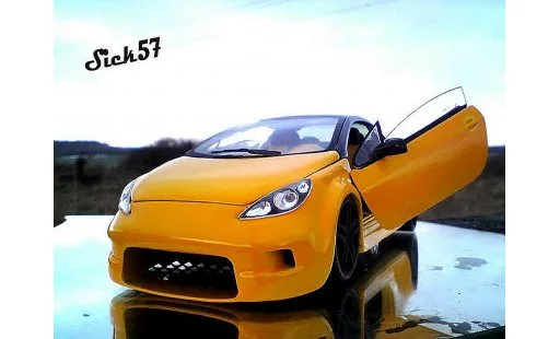 Peugeot 307 CC 1/18 Solido show car gelb modellautos