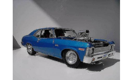 Chevrolet Nova tuning 1/18 GMP 1972 drag modellautos