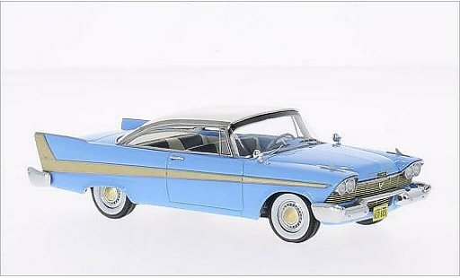 Plymouth Fury Hardtop 1/43 Neo blau/weiss 1958 modellautos
