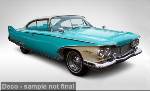 Plymouth Fury 1/18 Sun Star t&Atilde;&frac14;rkis/weiss 1960 1:18 modellautos
