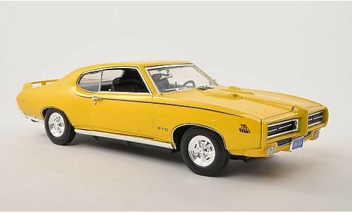 Pontiac GTO The Judge 1/18 Motormax gelb 1969 modellautos