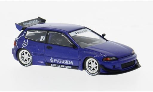 Modellautos Honda Civic 1/64 Pop Race (EG6) v1.5 PANDEM blau 1:64 Honda Civic 1/64 Pop Race (EG6) v1.5 PANDEM blau 1:64 modellautos