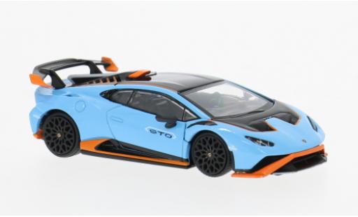 Modellautos Lamborghini Huracan 1/64 Pop Race STO blau/orange 1:64 Lamborghini Huracan 1/64 Pop Race STO blau/orange 1:64 modellautos