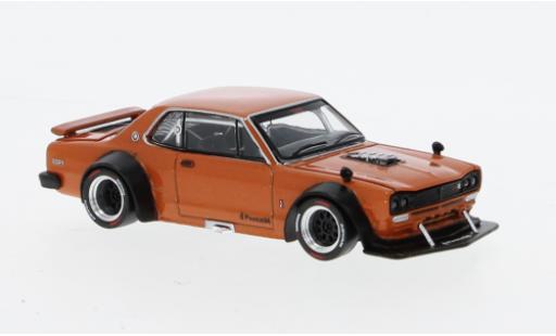 Modellautos Nissan Skyline 1/64 Pop Race GT-R V8 Drift orange RHD Hakosuka Nissan Skyline 1/64 Pop Race GT-R V8 Drift orange RHD Hakosuka modellautos