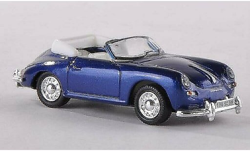 Porsche 356 A A 1/87 Schuco Cabrio blau modellautos