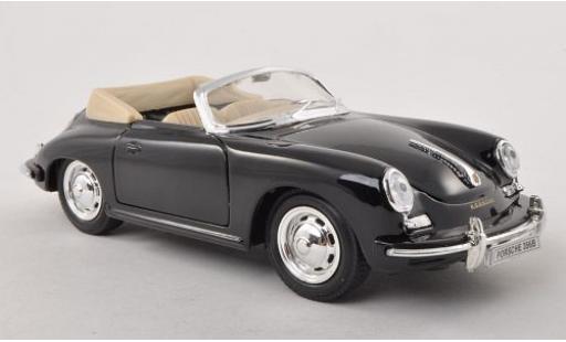 Porsche 356 1/24 Welly B Cabriole schwarz 1:24 modellautos