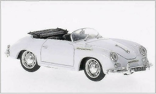 Porsche 356 Speedster 1/43 Brumm weiss 1950 modellautos