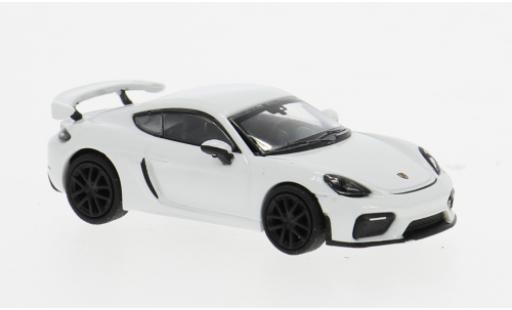 Porsche Cayman GT4 1/87 Minichamps 718 (981) weiss 2019 1:87 modellautos