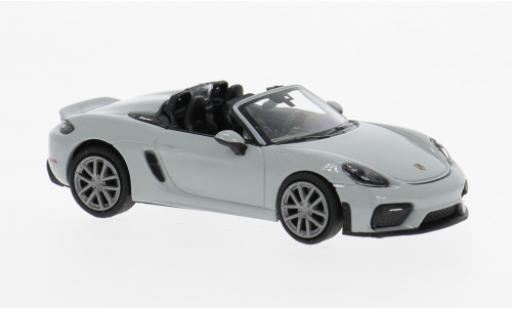 Porsche 718 1/87 Minichamps Spyder (981) grau 2019 1:87 modellautos