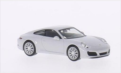 Porsche 911 S 1/87 Herpa Carrera mettalic weiss 2015 modellautos