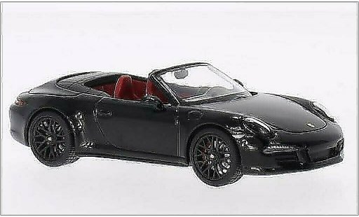 Porsche 911 GTS 1/43 Schuco Carrera 4 Cabrio schwarz/schwarz 2014 modellautos