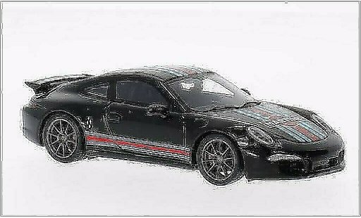 Porsche 911 S 1/43 Spark Carrera Aerokit schwarz 2014 modellautos