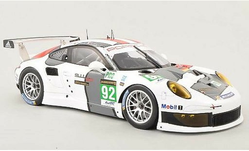 Porsche 911 R 1/18 Spark No.92 AG Team Manthey 24h Le Mans 2013 /.Lietz modellautos