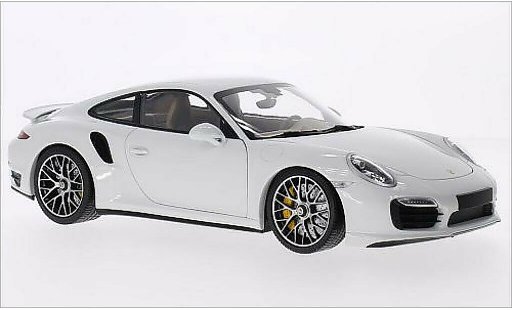 Porsche 911 Turbo S 1/18 Minichamps weiss 2013 modellautos