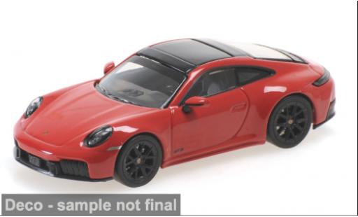 Porsche 992 GTS 1/64 Minichamps 911 (.2) Carrera rot 2025 1:64