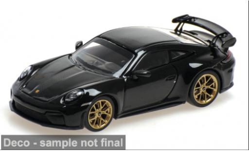 Porsche 992 GT3 1/64 Minichamps 911 (.2) schwarz 2025 1:64 modellautos