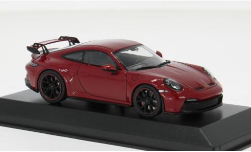 Modellautos Porsche 992 GT3 911  rot 2020 1/43 Minichamps
