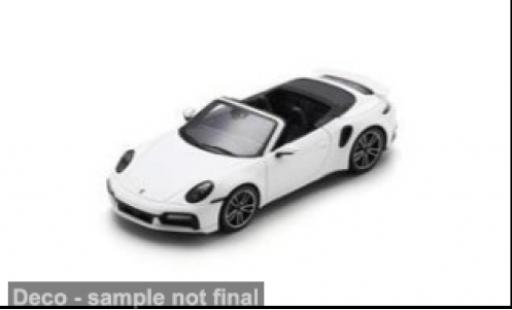 Porsche 992 Turbo s 1/43 Spark 911  Turbo S Cabriolet weiss 1:43 modellautos
