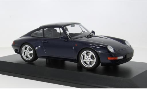 Modellautos Porsche 993 911  blau 1 1/18 Minichamps