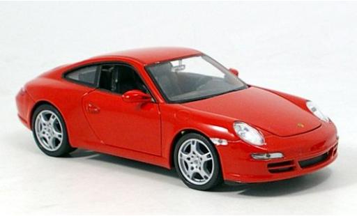 Porsche 997 1/24 Welly 911  Car rot 1:24 modellautos