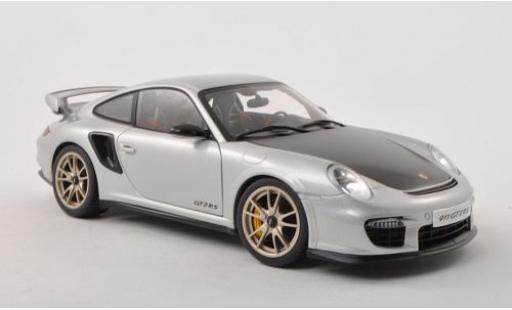 Porsche 997 GT2 1/18 AUTOart 911  silber 1:18 modellautos