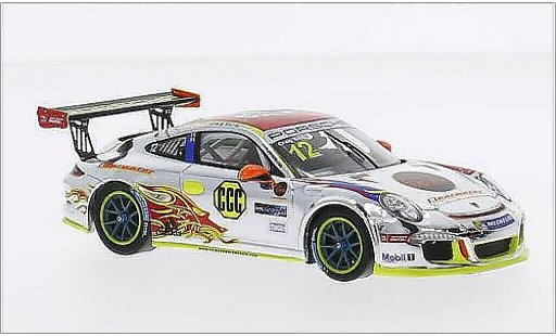 Porsche 911 GT3 CUP 1/43 Spark No.12 Clearwater Racing Carrera Asia 2015 modellautos