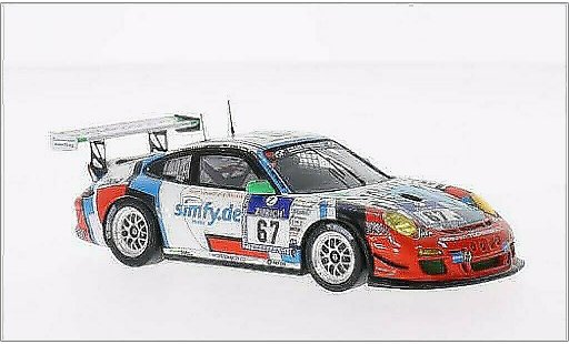 Porsche 911 GT3 CUP 1/43 Spark No.67 Teichmann Racing Raceunion 24h Nurburgring 2014 /S.van modellautos