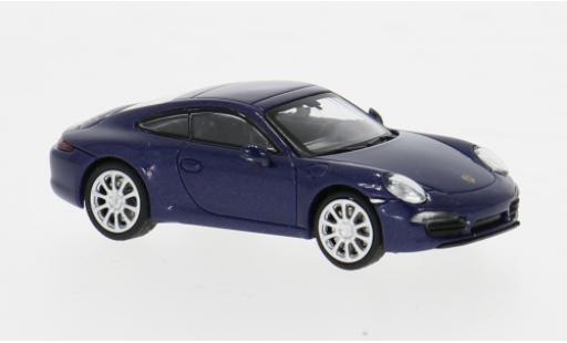 Porsche 991 1/87 Minichamps 911 blau 2011 1:87 modellautos